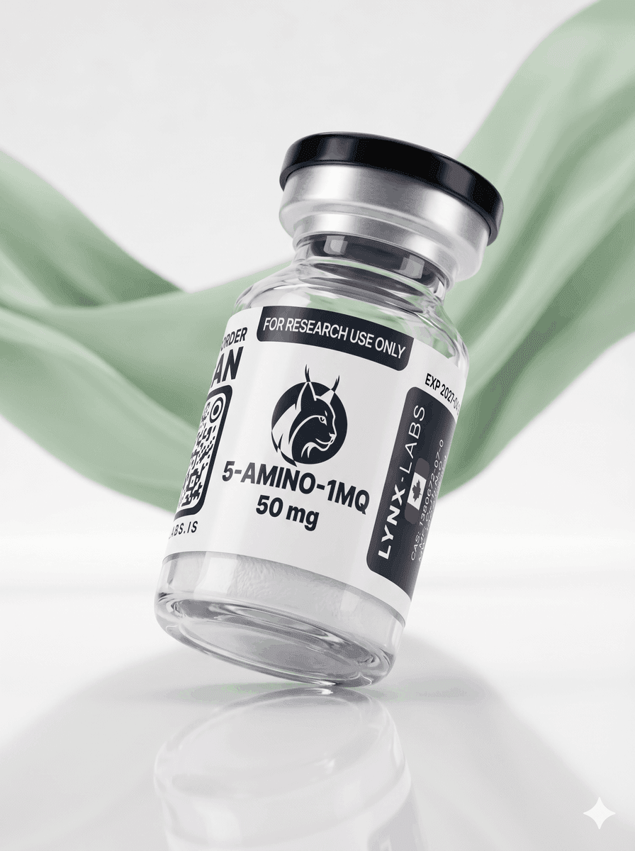 5-Amino-1MQ research peptide vial
