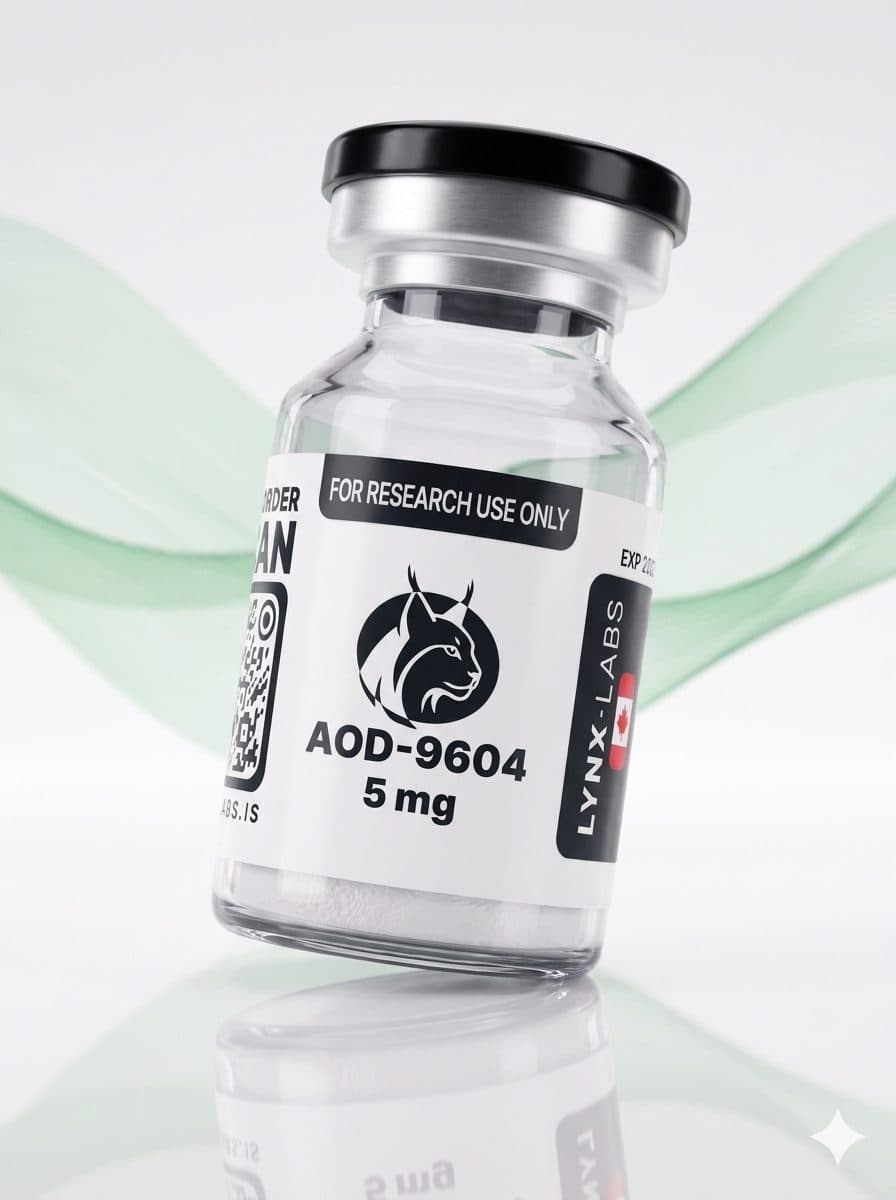 AOD-9604 research peptide vial