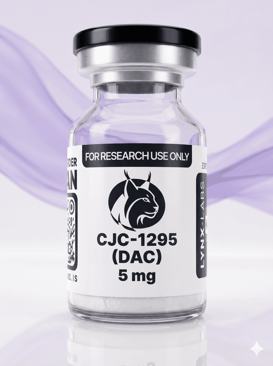 CJC-1295 (DAC) research peptide vial