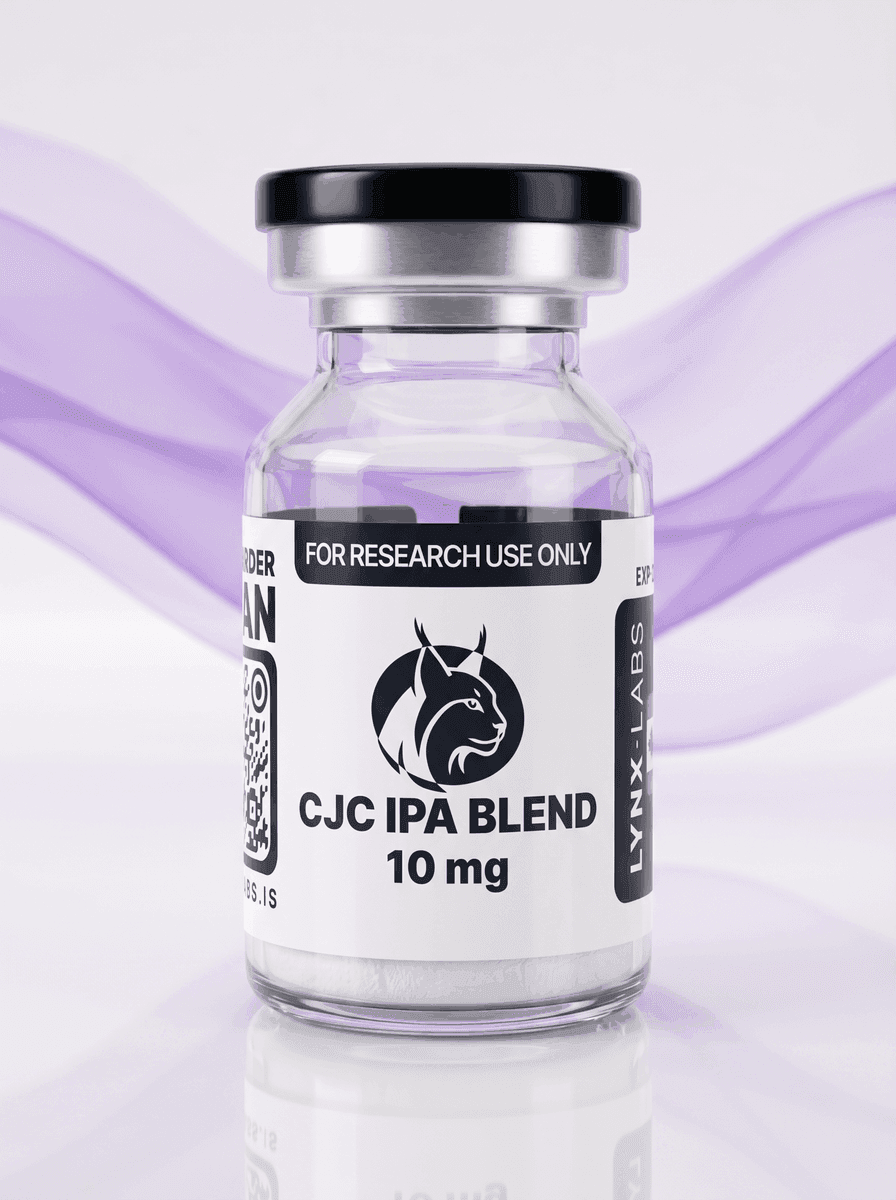 CJC IPA Blend research peptide vial