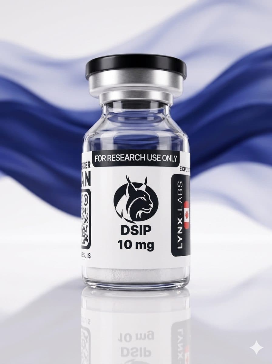 DSIP research peptide vial