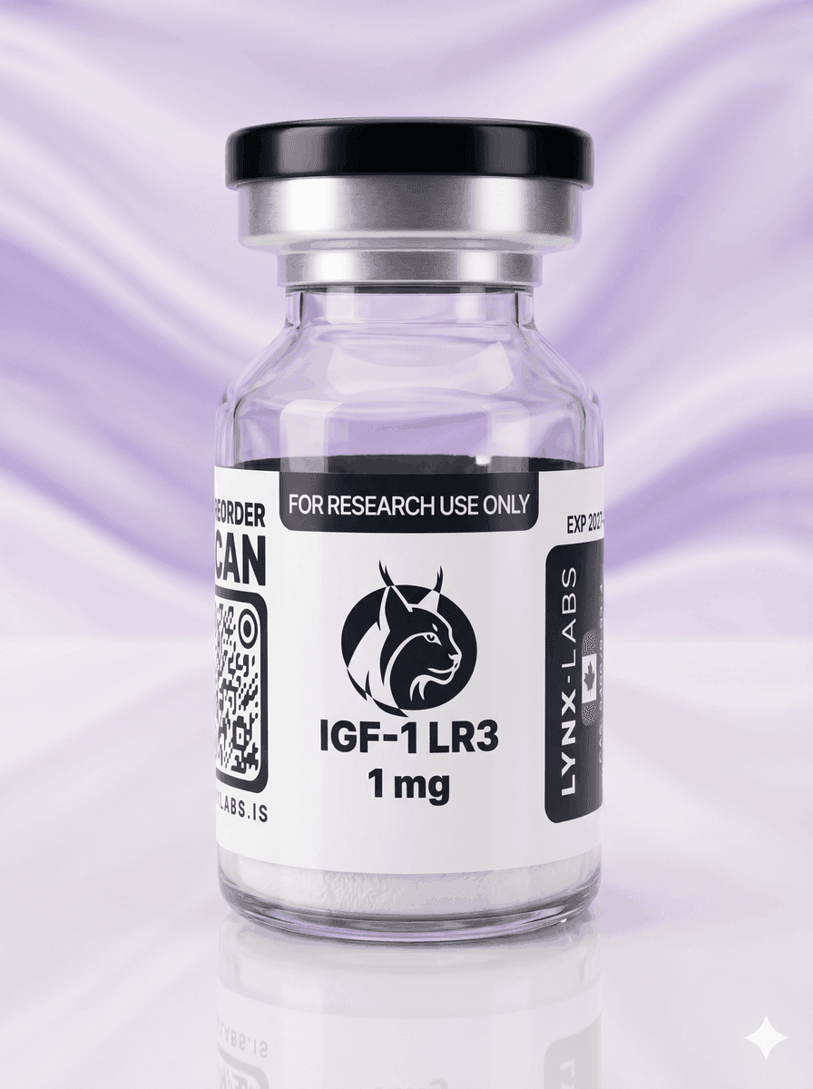 IGF-1 LR3 research peptide vial