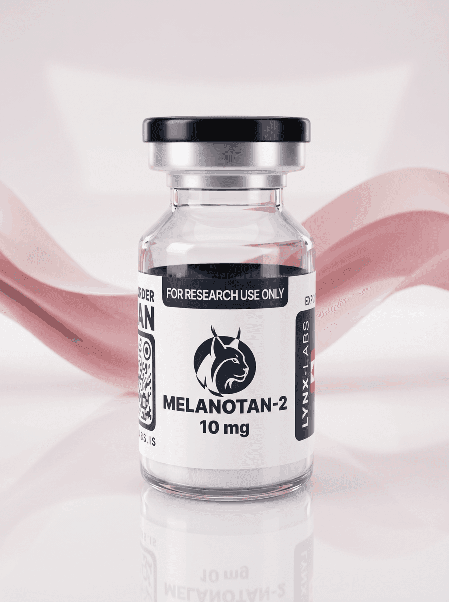 Melanotan-2 research peptide vial