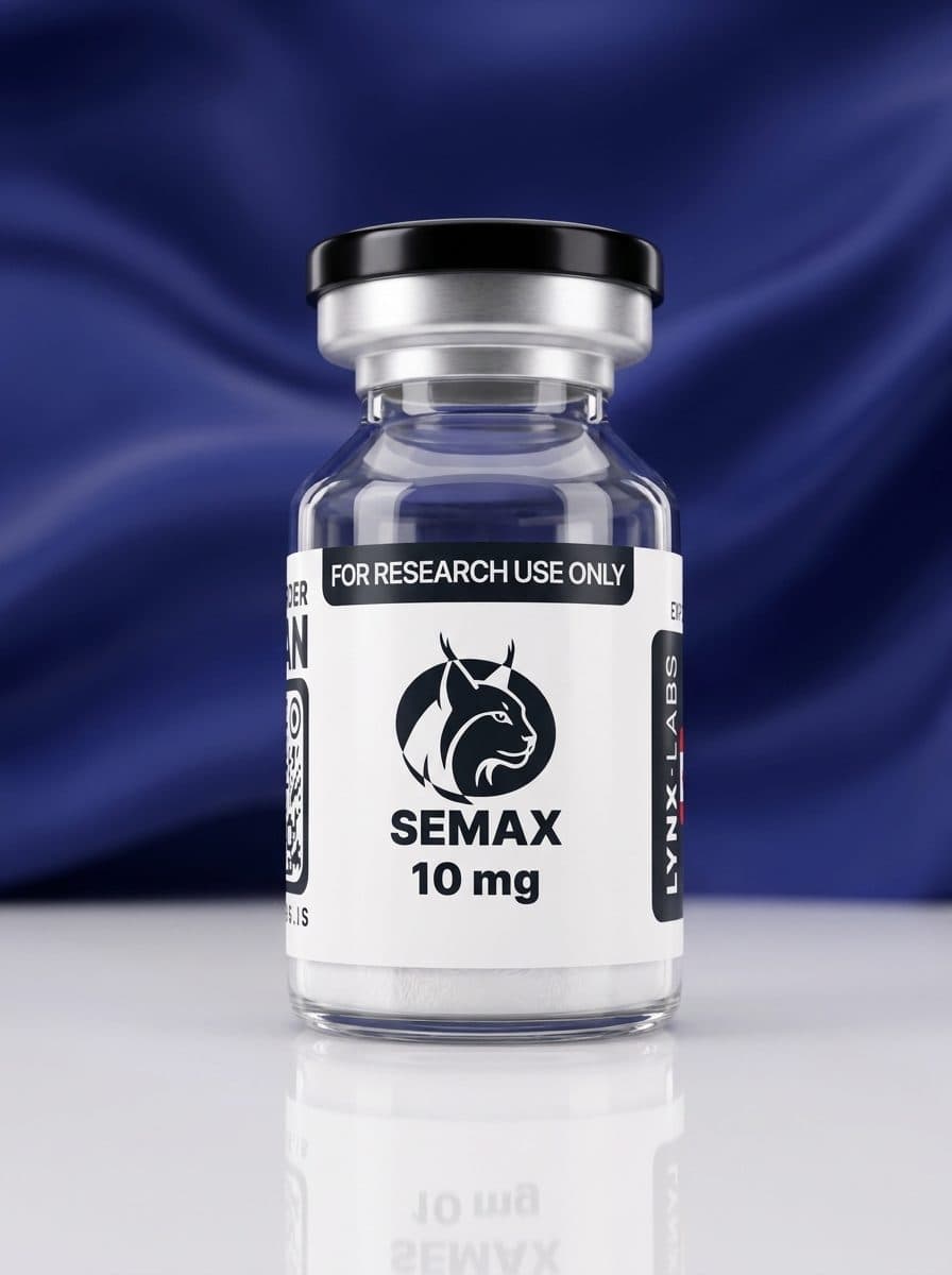 Semax research peptide vial
