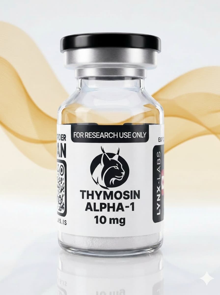 Thymosin Alpha-1 research peptide vial