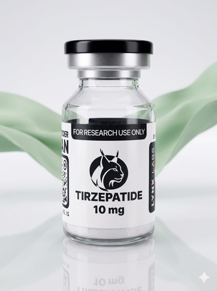 Tirzepatide research peptide vial